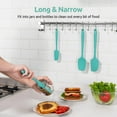 thumbnail image 6 of Silicone Spatula Set - 4-piece Heat-resistant Kitchenware, Flexible Baking Tools, Non-scratch Cookware Protection, Ergonomic Handle for Easy Use, 6 of 7