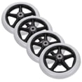 thumbnail image 2 of Roues de Fauteuil Roulant Robustes Roues avant Universelles de Remplacement, 2 of 9
