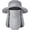 Light Grey, variant on Sun Hats for Men Women, Wide Brim Bucket Hat, Outdoor Fishing Hat UV Protection UPF 50+ with Cover & Flap
