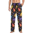 thumbnail image 3 of GZHJMY Cat Pajama Pants for Men, Lounge Pants Lightweight Men Pajama Bottoms with Drawstring Pockets, Christmas New Year Birthday Gifts, X-Large, 3 of 6