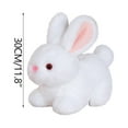 thumbnail image 2 of JVBTVB 12 Inch White Plush Bunny Stuffed Animal - Soft Cute Easter Toy Gift for Kids, 2 of 9