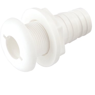 Seachoice 90-Degree Angled Thru-Hull Connector 0.75 in - White Finish | Marine Grade | Buy Now