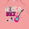 thumbnail image 4 of Inktastic I Rock with Guitar Microphone and Music Notes Boys or Girls Baby Bodysuit, 4 of 5