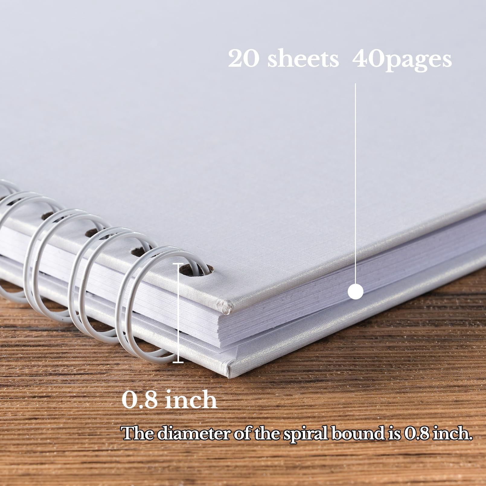 Lanola DIY Scrapbook Album Hardcover Kraft Paper Scrap Book Photo Albums Memory Book for Wedding and Anniversary Family
