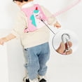 thumbnail image 4 of Arnés de seguridad para caminar YONGSHENG para bebés y muñequera antipérdida para niños rosa unicornio, 4 of 5