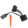 thumbnail image 1 of Cable de entrada auxiliar Bluetooth inalámbrico, arnés de cableado del adaptador de audio Bluetooth 5.0 para automóvil, cable adaptador de radio estéreo para automóvil, máxima comodidad, 1 of 9