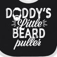 thumbnail image 4 of Inktastic Daddys Little Beard Puller Boys or Girls Baby Bib, 4 of 4