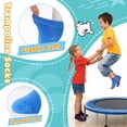thumbnail image 6 of Kids Non-Slip Trampoline Socks, 9 Pairs of Colourful Ankle Cotton Socks for Children 2-13 Years 0ld, 6 of 7