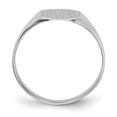thumbnail image 2 of 14K White Gold Signet Ring Size 6, 2 of 6