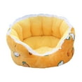 thumbnail image 2 of Cama para gatos, sofá para dormir para gatos o perros pequeños, camas para perros lavables y calmantes, nido para gatos, cachorros, gatitos, perros y , Amarillo Pequeño Yinane Camas para gatos, 2 of 8