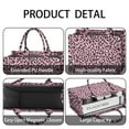 thumbnail image 4 of Large Capacity Tote Bag,Pink and Black Of Leopard Print Handbag Fashion Luxury Tote Bag,15.7"x13"x 5.1" Inches,Laptop Compatible, 4 of 6