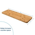 thumbnail image 2 of Camco Over the Sink Cutting Board for RV and Marine Use, 3-Ply Bamboo Wood, 24 x 8 Inches, 2 of 8