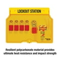 thumbnail image 3 of Master Lock Lockout Station,Filled,4 Padlocks 1482BP1106, 3 of 5