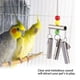 thumbnail image 2 of Juguete de campana de acero inoxidable para pájaros, decoración de jaula de juguete de pie para loros de tamaño medio grande, 2 of 5