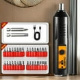 thumbnail image 6 of Cordless Rechargeable Screwdriver Set (Home Repair Kit, Power Hand Tool), Portable Rechargeable Electric Screwdriver Set, Cordless For Home Diy Repairs, Meiiso, 6 of 9