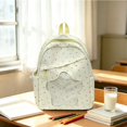 thumbnail image 4 of Aesthetic Backpack with Star Cutout Window, 15.74X12.59X5.11" Printed Casual Daypack, Clear Decor Backpack, Lightweight Commute Rucksack, Multi Pocket Storage Bag, Fashion Carry Backpack, 4 of 5