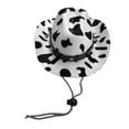 thumbnail image 7 of LAIQIEN Cats Cowboy Costume Hat Small Dogs Cats Adjust Belt Sun Hat Festival Headgears, 7 of 7