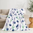 thumbnail image 3 of Yibo Strawberry Cartoon Blanket Flannel Soft and Comfortable Anti-static Bed Sofa Blanket, 3 of 9