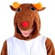 thumbnail image 5 of Pijamas de dibujos animados de ciervo sika de Papá Noel para hombres y mujeres, ropa bonita y cálida para el hogar, forro polar con ciervo navideño, 5 of 6