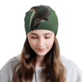 thumbnail image 2 of Naloa Humming Bird 1 Soft Beanie Hat, Knit Beanie Daily Beanie in Fine Knit for Women Men Winter Travel, Outdoor, 2 of 7