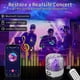 thumbnail image 3 of Ocean Wave Cordless Projector Light with 16 Color Effects, Night Lights LED Aurora Projector,Built-in Bluetooth Speaker,Remote Control,Bedroom, Pa, 3 of 5