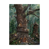 Jeff Tift 'Gnomes Sweet Home' Canvas Art