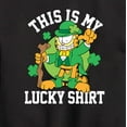 thumbnail image 3 of Garfield - This Is My Lucky Shirt - Toddler And Youth Crewneck Fleece Sweatshirt, 3 of 5