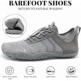 thumbnail image 3 of Unisex Barefoot Vitality Water Shoes Non‑Slip Lightweight Footwear for Walking Hiking and All Outdoor Activities, Durable Sole for Natural Movement & All‑Day Comfort（Gray）, 3 of 8