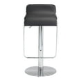 thumbnail image 4 of ZUO Equino 26.5"-30.5" Modern Bar Stool in Black, 4 of 5