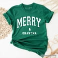 thumbnail image 7 of Merry Grandma Retro Christmas T-Shirt, Matching Family Holiday Tee, 7 of 7
