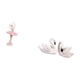 thumbnail image 5 of Elegante Escultura De Resina De Bailarina Y Cisne Para Oficina, Estudio, Estantería, Dormitorio, Sala De Estar, Regalo único Y Decoración Del Hogar., 5 of 8