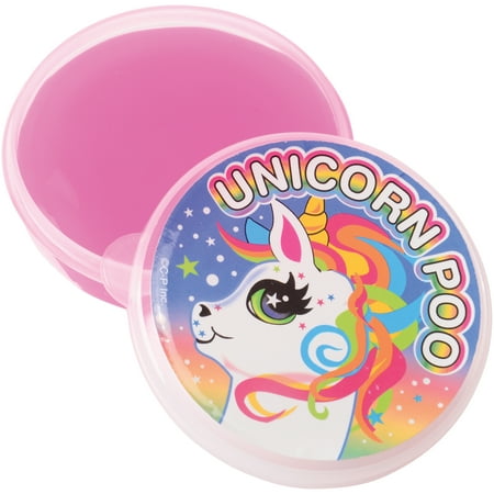 US Toy Unicorn Poo Sticky Goop Slime Kid Toy 2.375