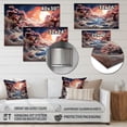 thumbnail image 4 of Designart "Winter s Beautiful Country Charm II" Winter Landscape Metal Wall Art, 4 of 5