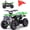 GREEN, variant on QEASET 500W 36V Battery Ride-On Off-Road 4-Wheeler – 15-Mile Range, Orange
