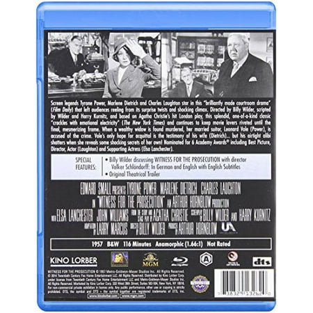 Witness for the Prosecution [Blu-ray] [1957]