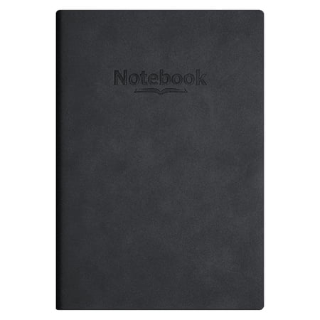 Uanit A5 Hardcover Leather Journal Notebook for Women & Men – College Ruled, Thick Paper – 8.3" x 5.7" Daily Journal for Writing, Travel, Diary – Notebook Journal for Writing