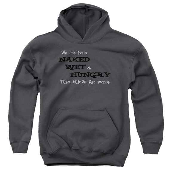 - Naked Wet Hungry - Youth Hooded Sweatshirt - X-Large