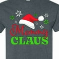 thumbnail image 4 of Inktastic Mommy Claus with Christmas Santa Hat and Snowflakes T-Shirt, 4 of 5