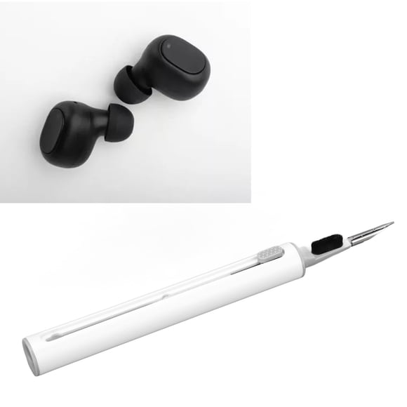 Bolígrafo de Limpieza de auriculares, Auriculares con Bosque de metal de esponja desmonteje de polvo de polvo de polvo de alta densiDad para