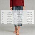 thumbnail image 3 of Zynoxe Womens Capri Pants Lounge Straight Breathable Halloween Printed Elastic Waist Plus Size Trousers with Pockets Trendy Streetwear Pajama Pants, 3 of 5