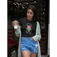thumbnail image 2 of Illustration Of Colorful Beetle T-Shirt Women -Image by Shutterstock, Female XX-Large, 2 of 4