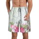thumbnail image 1 of Fotbe Vintage Wood with Floral Trajes de Baño Estampados para Hombre, Shorts de Verano de Secado Rápido, Ropa de Playa, Bañadores-Large, 1 of 6