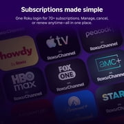 Roku Smart TV – 75- Inch Pro Series, 4K QLED Mini-LED TV – Roku TV with Backlit Voice Remote Pro