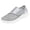 Silver, variant on Women's Flower Embroidered Lace Ortho Walking Shoes Breathable Comfortable Mesh Memory Foam Arch Support Nursing Non Slip Work Sneakers Black Size 6