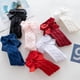 thumbnail image 4 of Calcetines de princesa hasta la rodilla con lazos grandes para niños y niñas, calcetín de algodón para bebés, calcetines de tubo largo para niños, Navidad, nuevo, 4 of 4