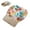 Soft Color Palette, variant on Winter Cat Sleeping Bag For Indoor Pet Sleeping Bag 18.9'x22.8' Leafs Vector Illustration
