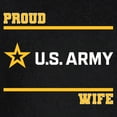 thumbnail image 3 of CafePress - Proud Army Wife White And Gold Sweatshirt - Pullover Hoodie, Classic & Comfortable Hooded Sweatshirt, 3 of 4