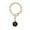 B, variant on Letter Charm Cup Accessories Unique Name ID Handle Initial Identification Charms Thoughtful Idea For Valentine Birthday Anniversary Black Tumbler