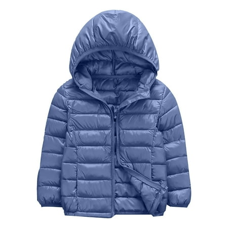 Leey-World Toddler Girl Rain Coat Jackets for Boys and Girls &ndash; Lightweight and Packable &ndash; Autumn and Winter Coat Warm and Comfy(Grey 2-3 Years)