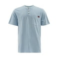 thumbnail image 7 of Wrangler Workwear Men's Short Sleeve Henley Pocket Work T-Shirt, Sizes S-5XL (Men's and Big Men's), 7 of 7